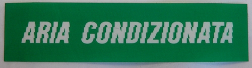 Autocollant "ARIA CONDIZIONATA"