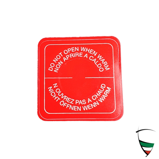 Autocollant bouchon radiateur