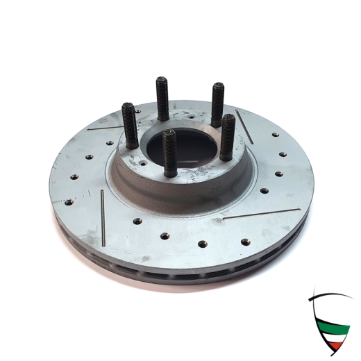 FRONT SPORT BRAKE DISK GTV 6, 75 T- SPARK/2.5/3.0 SLOTTED AND PERFORATED