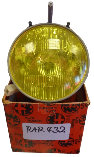 Fernscheinwerfer Alfetta Berlina 1.Serie CARELLO gelber Reflektor