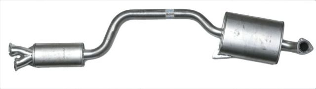 Auspuff einteilig GTA, vorne 1+2