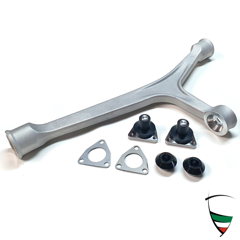 Reaktionsdreieck Aluminium inkl. Buchsen und Kegelgummis 3,8 Kg leichter