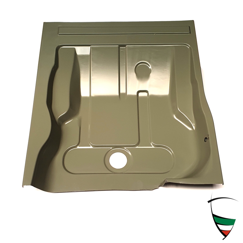 Bodenblech hinten links GT 3. Serie (4 Sitzschrauben) GT Junior ab Bj. 06/1974, 1750 GTV ab FGstNr. 1375001, 2000 GTV