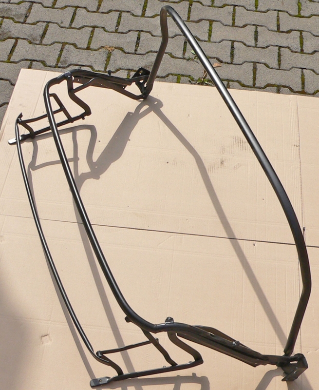 Verdeckgestänge 70-93 ohne vorderen Verdeckspriegel