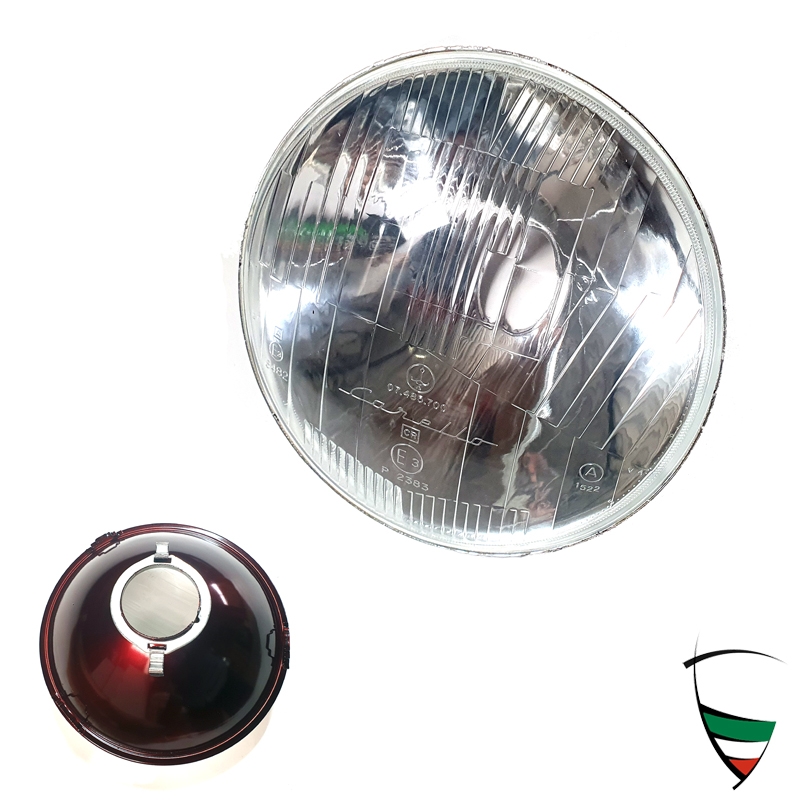 Scheinwerfer Spider Bilux 7" Carello 170 mm 3-Nasenbefestigung