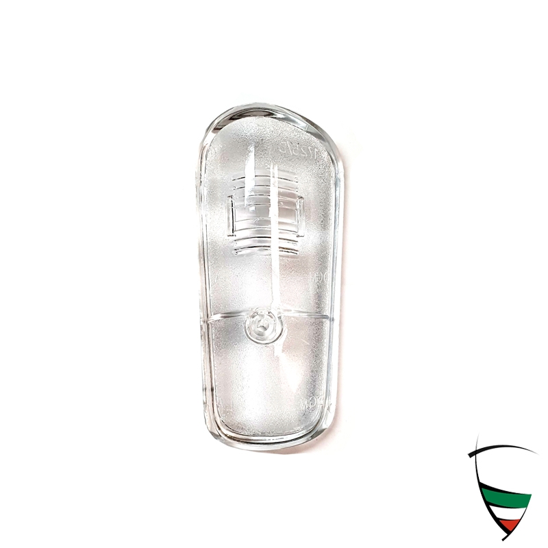 Blinkerglas Kantenhaube links weiß-weiß