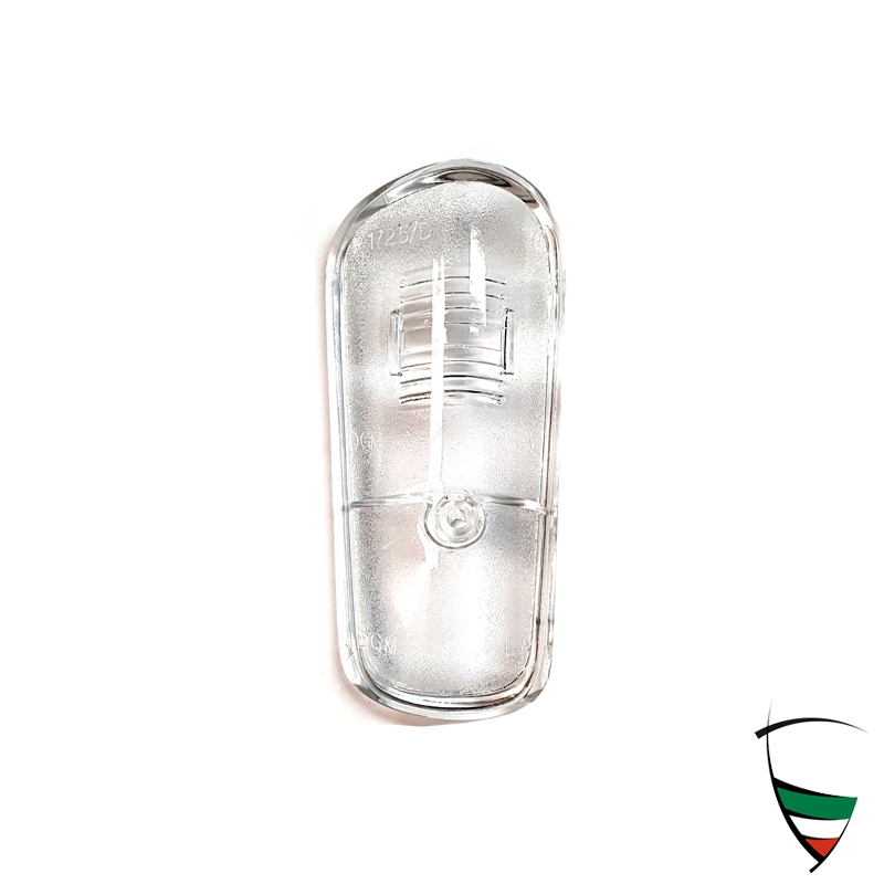 Blinkerglas Kantenhaube rechts weiß-weiß