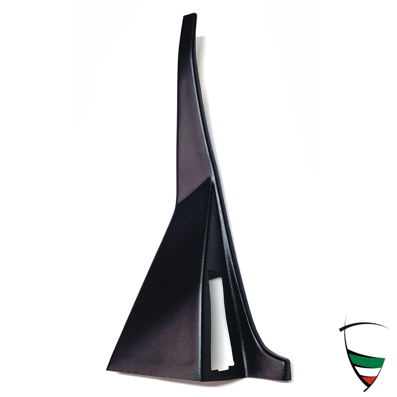 vestido montant central izq. Spider 70-83, 1 orificio,negro, en plastico con estructura Skay