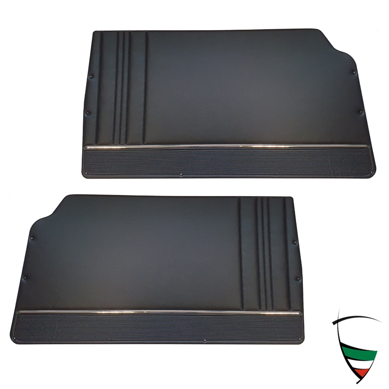 pannello porta GT 1750, skay nero, 2. serie, coppia (dx+sx)