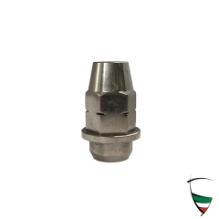 Radmutter V2A poliert für Stahlfelge linksgewinde