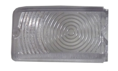 Standlichtglas Giulia Bj. 1962-74 Altissimo weiß (Chromsteg)