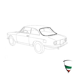 cornice alluminio (guarnizione lunotto)