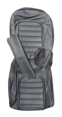 Sitzbezug Spider 1978-86 Leder schwarz Quernähte mit Kopfstütze