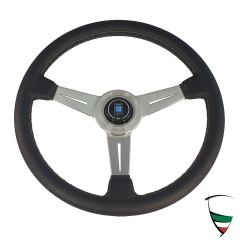 Lederlenkrad NARDI schwarz 360 mm ohne ABE