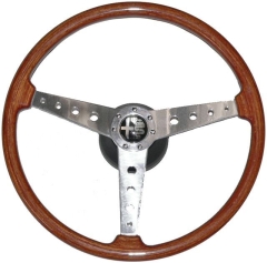 Holzlenkrad "GTA" 2000 inkl. Nabe und Hupenknopf, Durchmesser 385mm
