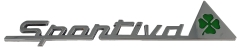 Schriftzug Sportiva mit Kleeblatt seitlich Chrom 148x28mm Giulietta ab 2010