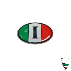 Nationalitätenschild 36x25mm Italien selbstklebend oval 2St.